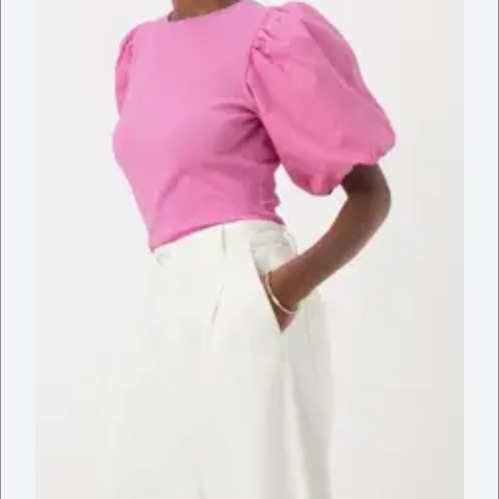 ❤️ A New Day Pink Puff Sleeve Blouse size xl